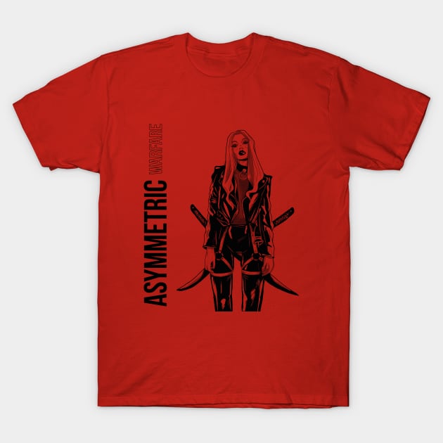 Asymmetric warfare T-Shirt by andres uran